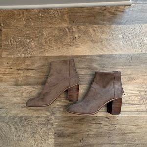 Suede Ankle Booties